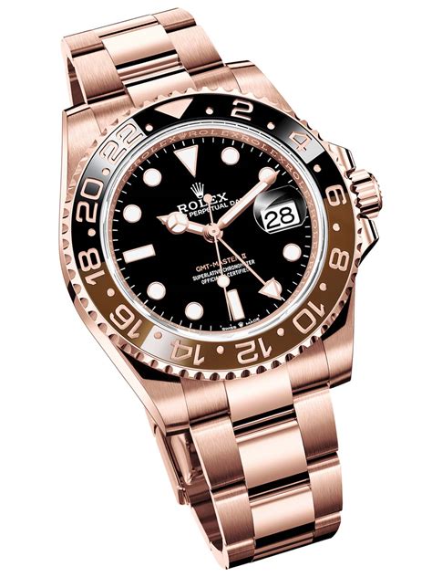 rolex gmt master 2 gold rose|rolex gmt everose gold.